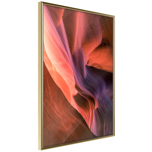 Poster - Shades of Purple II  - goud
