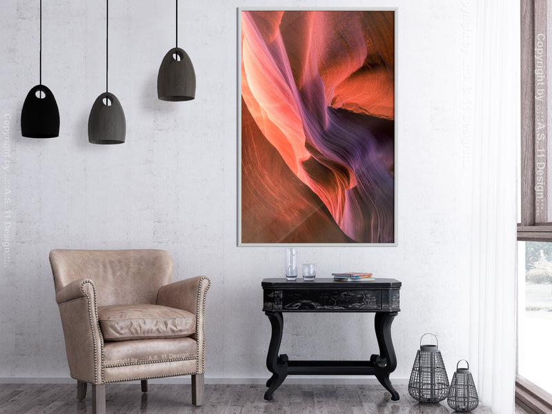 Poster - Shades of Purple II  - wit