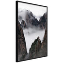 Poster - Misty Valley  - zwart
