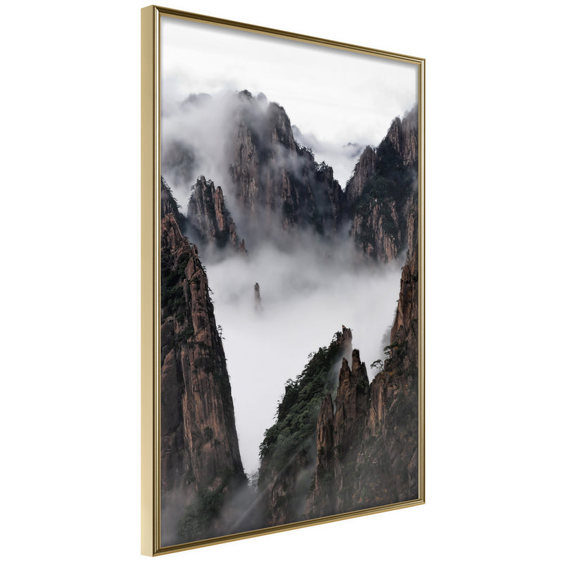 Poster - Misty Valley  - goud