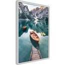 Poster - Lake in a Mountain Valley  - wit