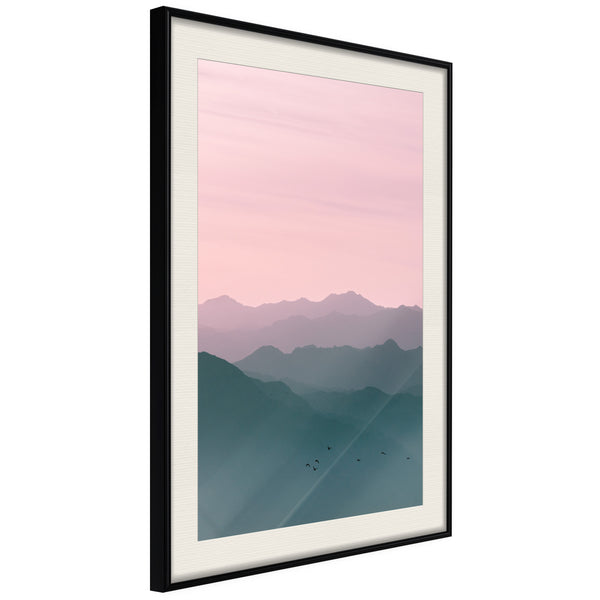Poster - Natural Gradient I  - zwart passepartout