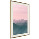 Poster - Natural Gradient I  - goud passepartout