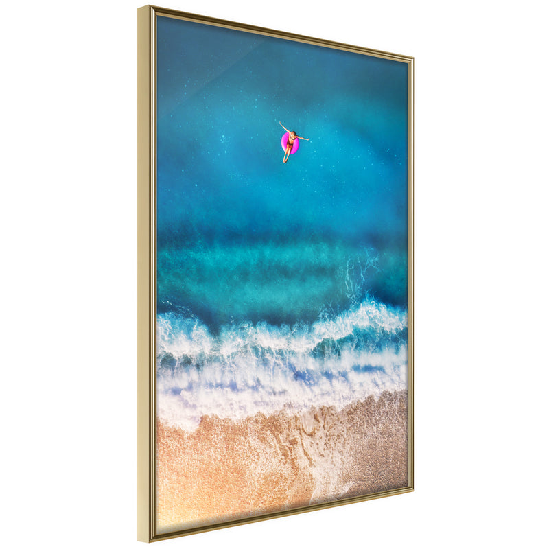 Poster - Drifting Away  - goud