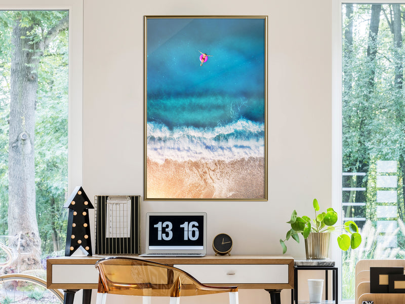 Poster - Drifting Away  - goud