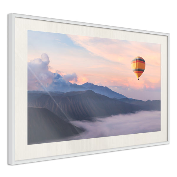 Poster - Freedom  - wit passepartout