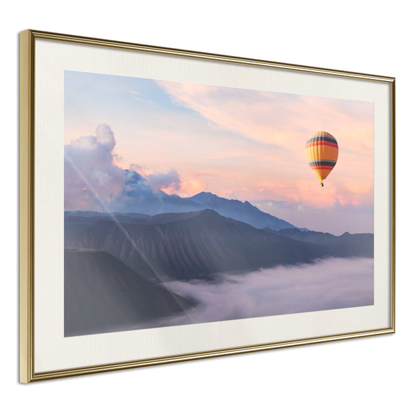 Poster - Freedom  - goud passepartout