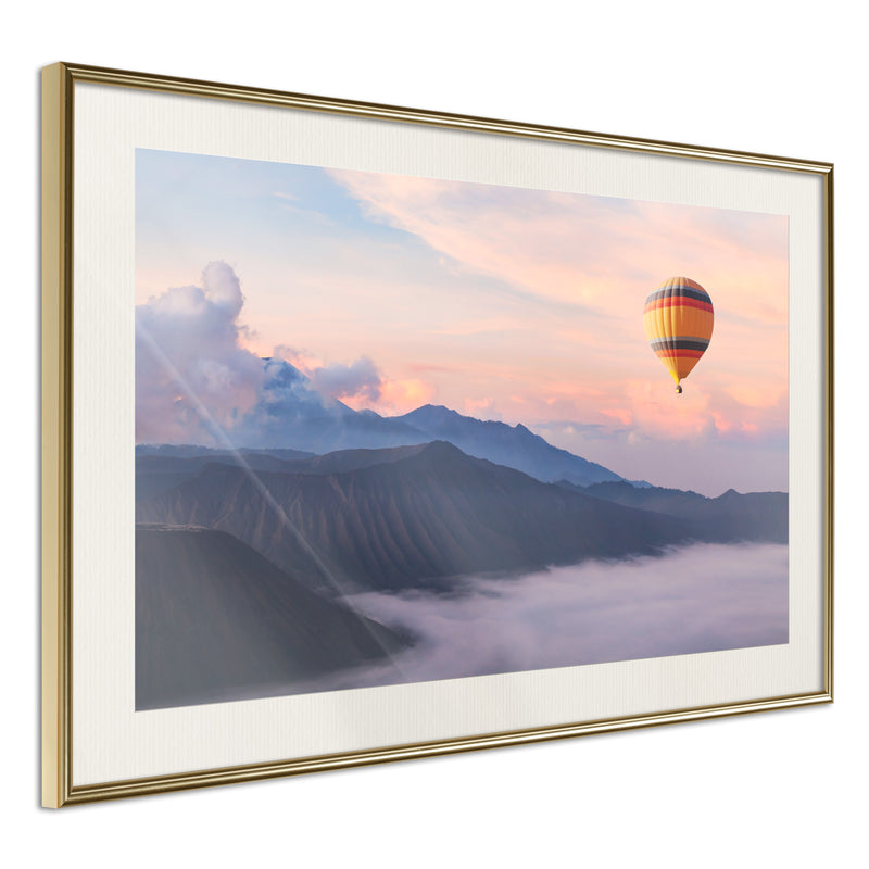 Poster - Freedom  - goud passepartout