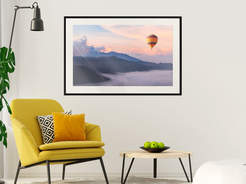 Poster - Freedom  - zwart passepartout