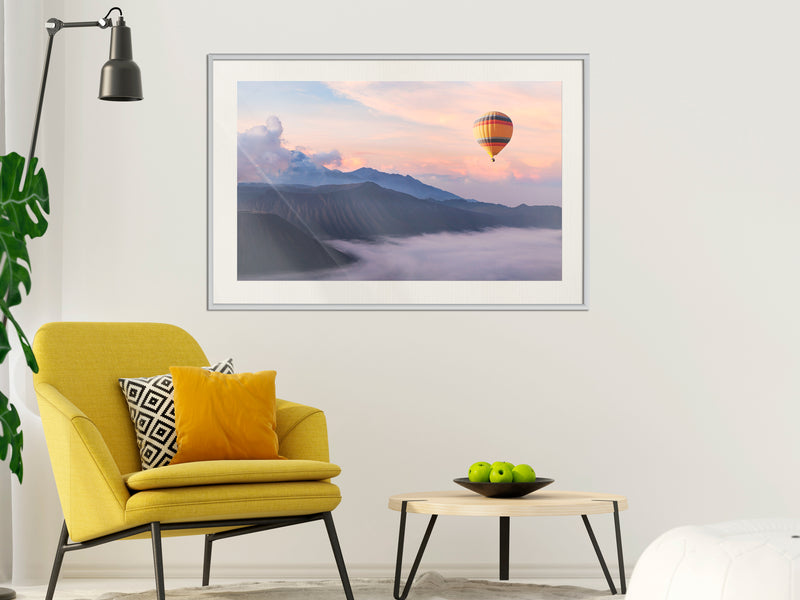 Poster - Freedom  - wit passepartout