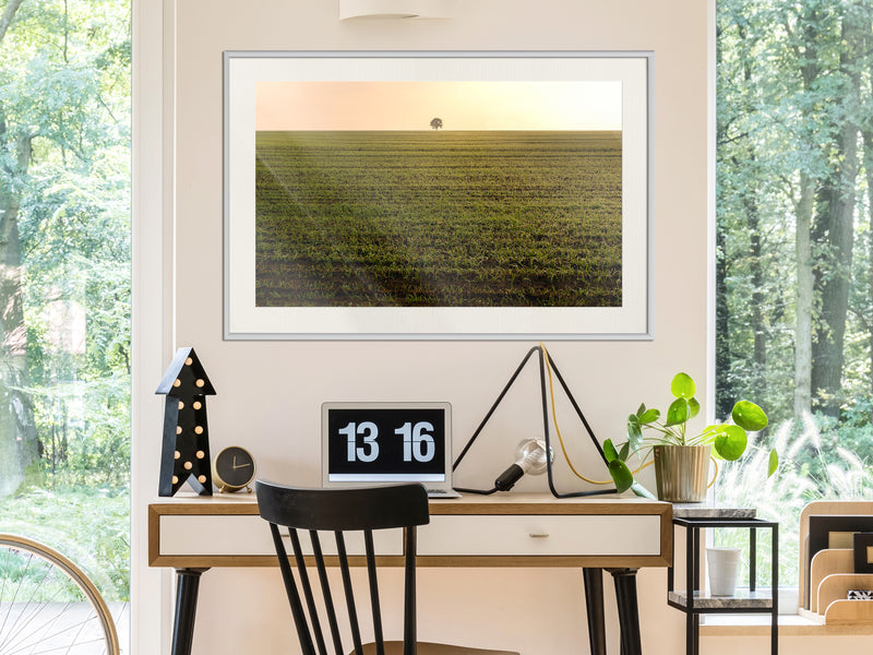 Poster - Farmland  - wit passepartout