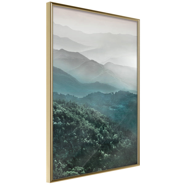 Poster - Natural Gradient II  - goud