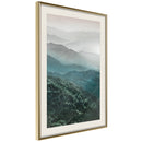 Poster - Natural Gradient II  - goud passepartout