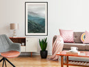 Poster - Natural Gradient II  - zwart passepartout
