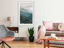 Poster - Natural Gradient II  - wit passepartout