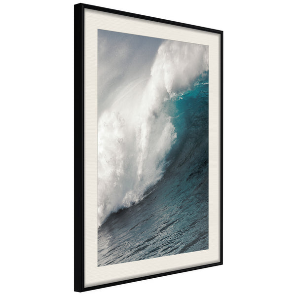 Poster - Power of the Ocean  - zwart passepartout