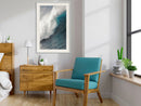 Poster - Power of the Ocean  - wit passepartout