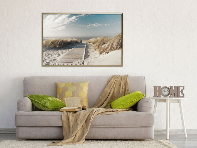 Poster - Swaying Wind  - goud
