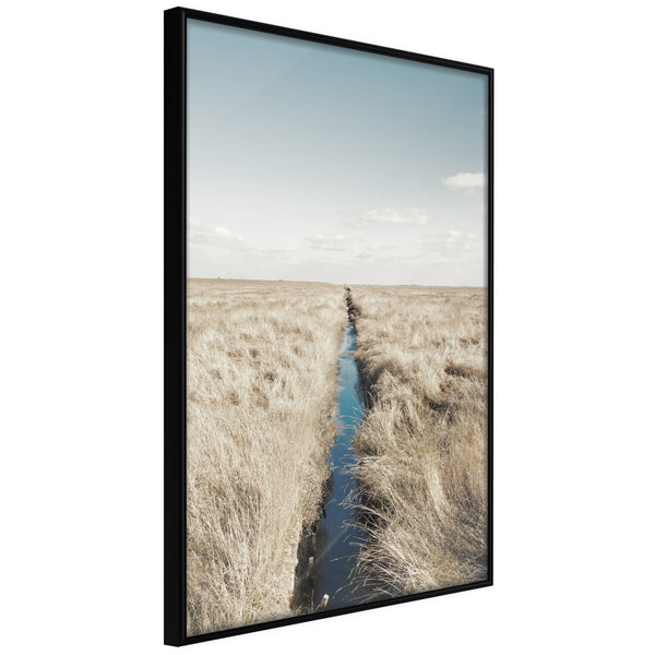 Poster - Drainage Ditch  - zwart