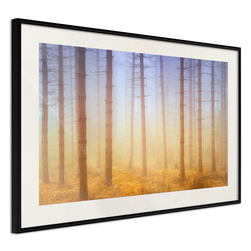 Poster - Fog or Smoke?  - zwart passepartout