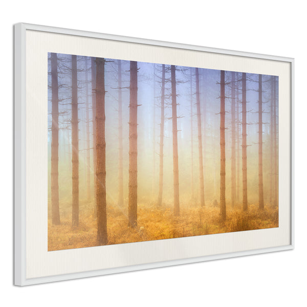 Poster - Fog or Smoke?  - wit passepartout
