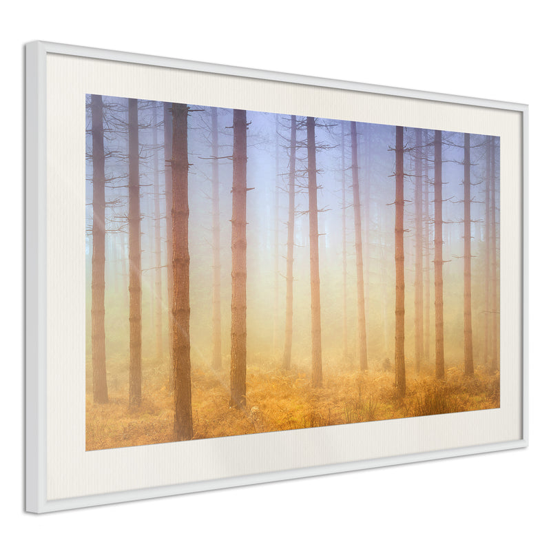 Poster - Fog or Smoke?  - wit passepartout