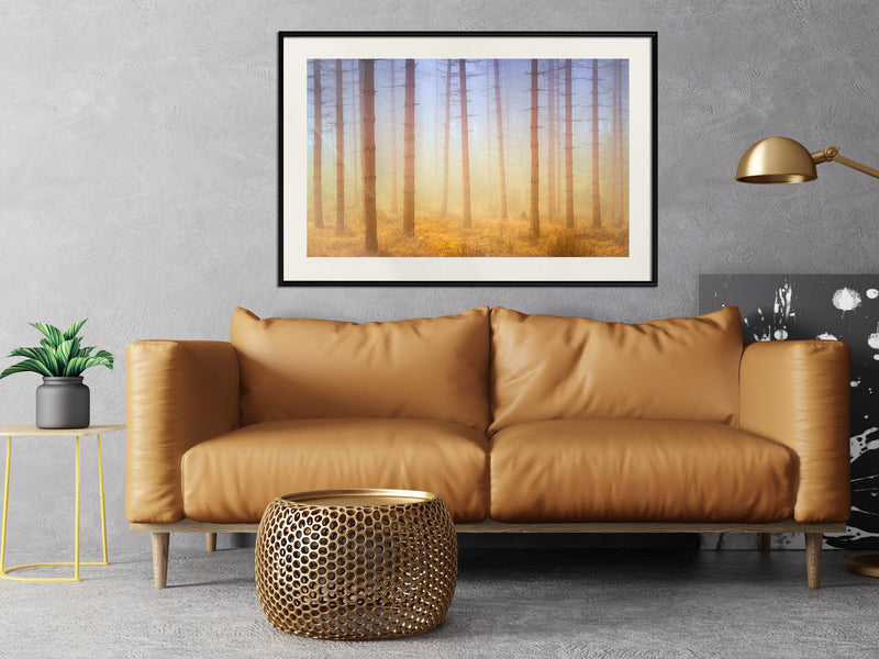 Poster - Fog or Smoke?  - zwart passepartout