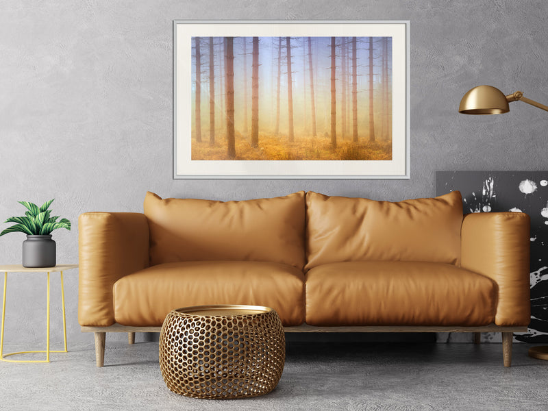 Poster - Fog or Smoke?  - wit passepartout