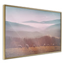 Poster - Mountain Pasture  - goud