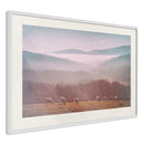 Poster - Mountain Pasture  - wit passepartout