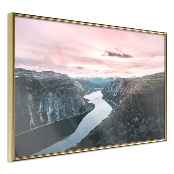 Poster - Stunning View  - goud