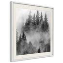 Poster - Dark Landscape  - wit passepartout