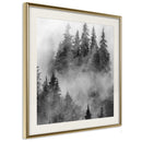 Poster - Dark Landscape  - goud passepartout