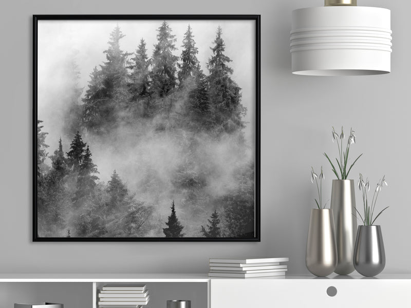 Poster - Dark Landscape  - zwart