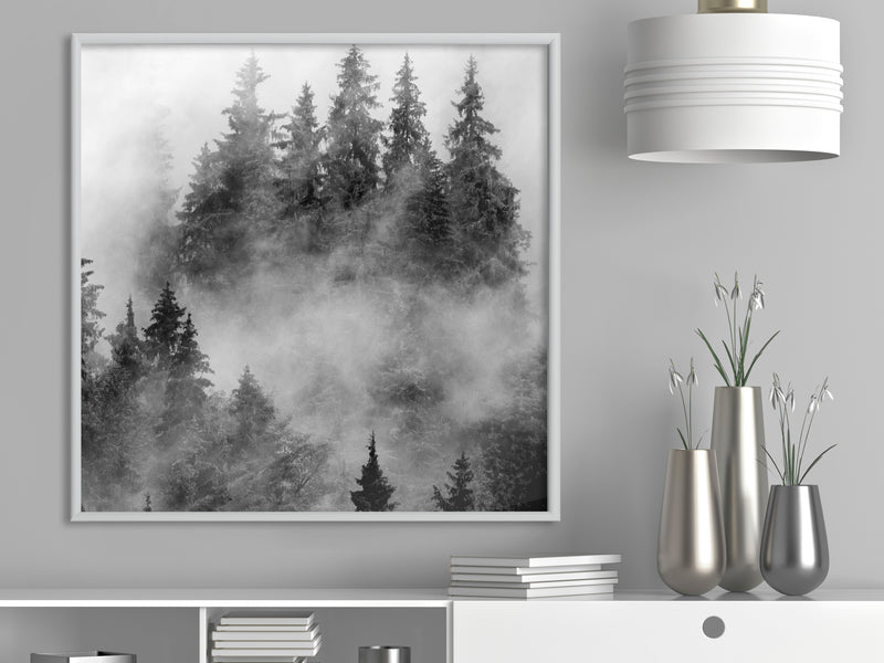 Poster - Dark Landscape  - wit