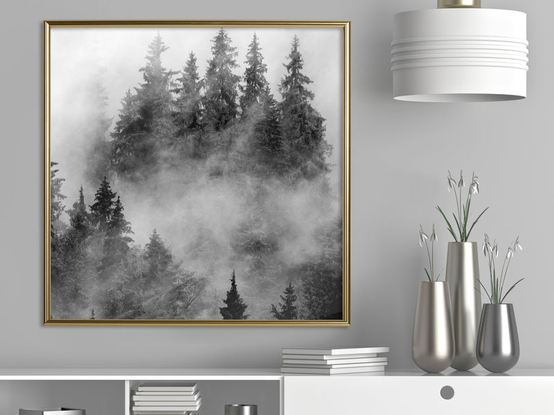 Poster - Dark Landscape  - goud