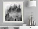 Poster - Dark Landscape  - wit passepartout