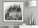 Poster - Dark Landscape  - goud passepartout