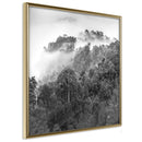 Poster - Foggy Forest  - goud