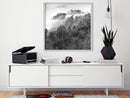 Poster - Foggy Forest  - wit