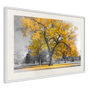 Poster - Golden Tree  - wit passepartout