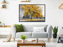 Poster - Golden Tree  - zwart