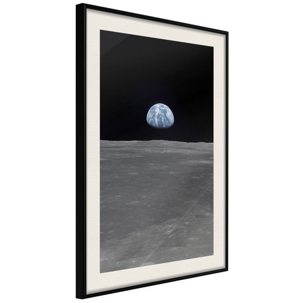 Poster - Longing  - zwart passepartout