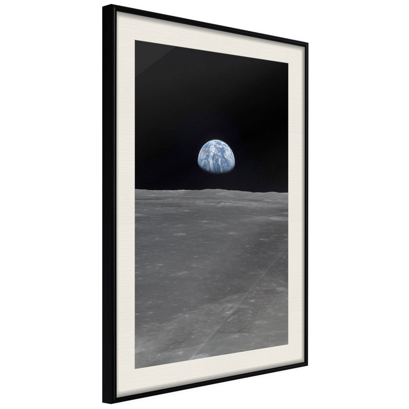 Poster - Longing  - zwart passepartout