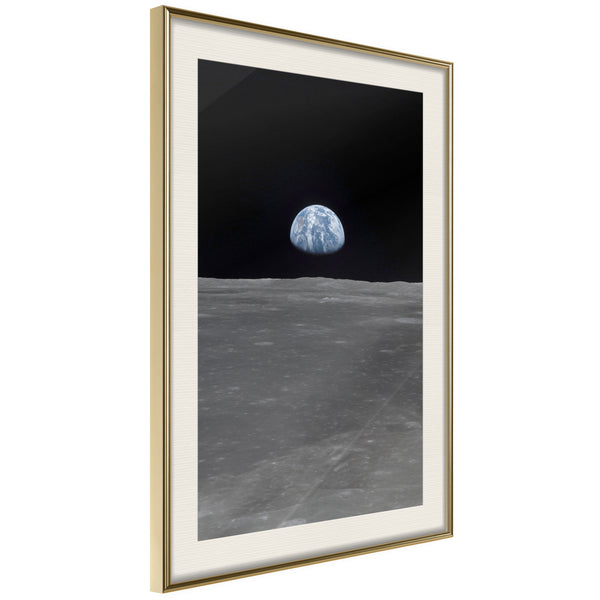 Poster - Longing  - goud passepartout