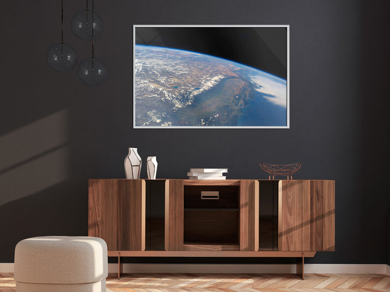 Poster - Curve of the Earth  - wit