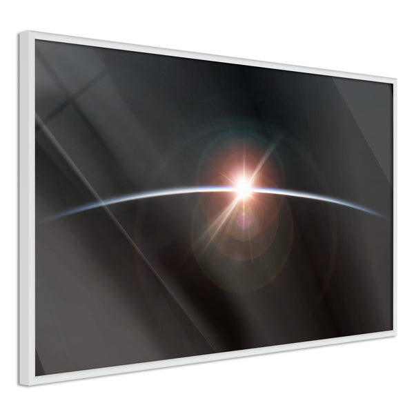 Poster - Glimmer  - wit
