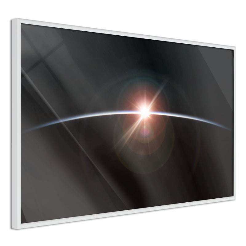 Poster - Glimmer  - wit