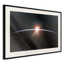 Poster - Glimmer  - zwart passepartout