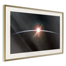 Poster - Glimmer  - goud passepartout